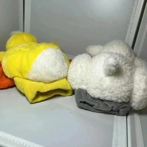 Set Of 2 Puppets Sheep And Duck 8” - Picture 3 of 5